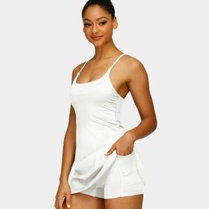 HALARA Backless 2-in-1 Flare Workout Dress